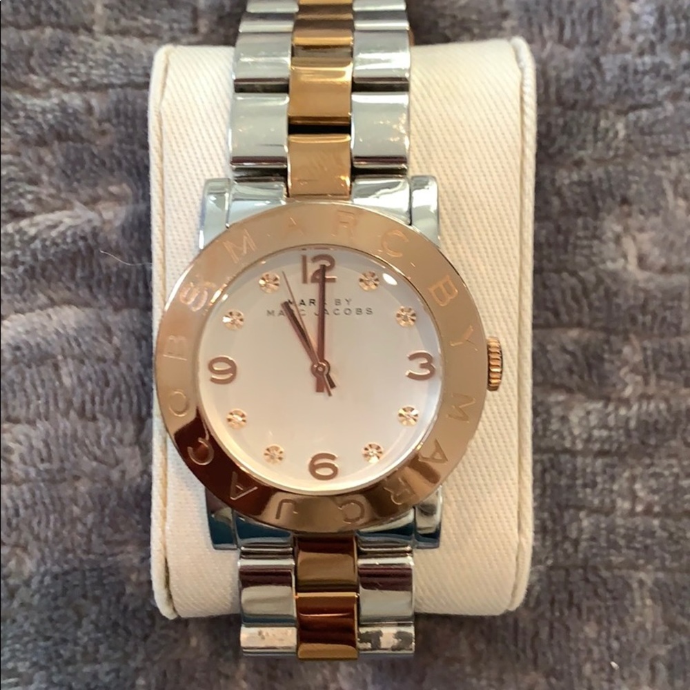 Stainless steel/gold Marc By Marc Jacobs watch
